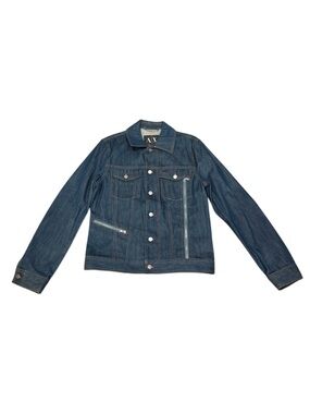 Armani Exchange Selvedge Denim Biker Jacket Men’s Sz M